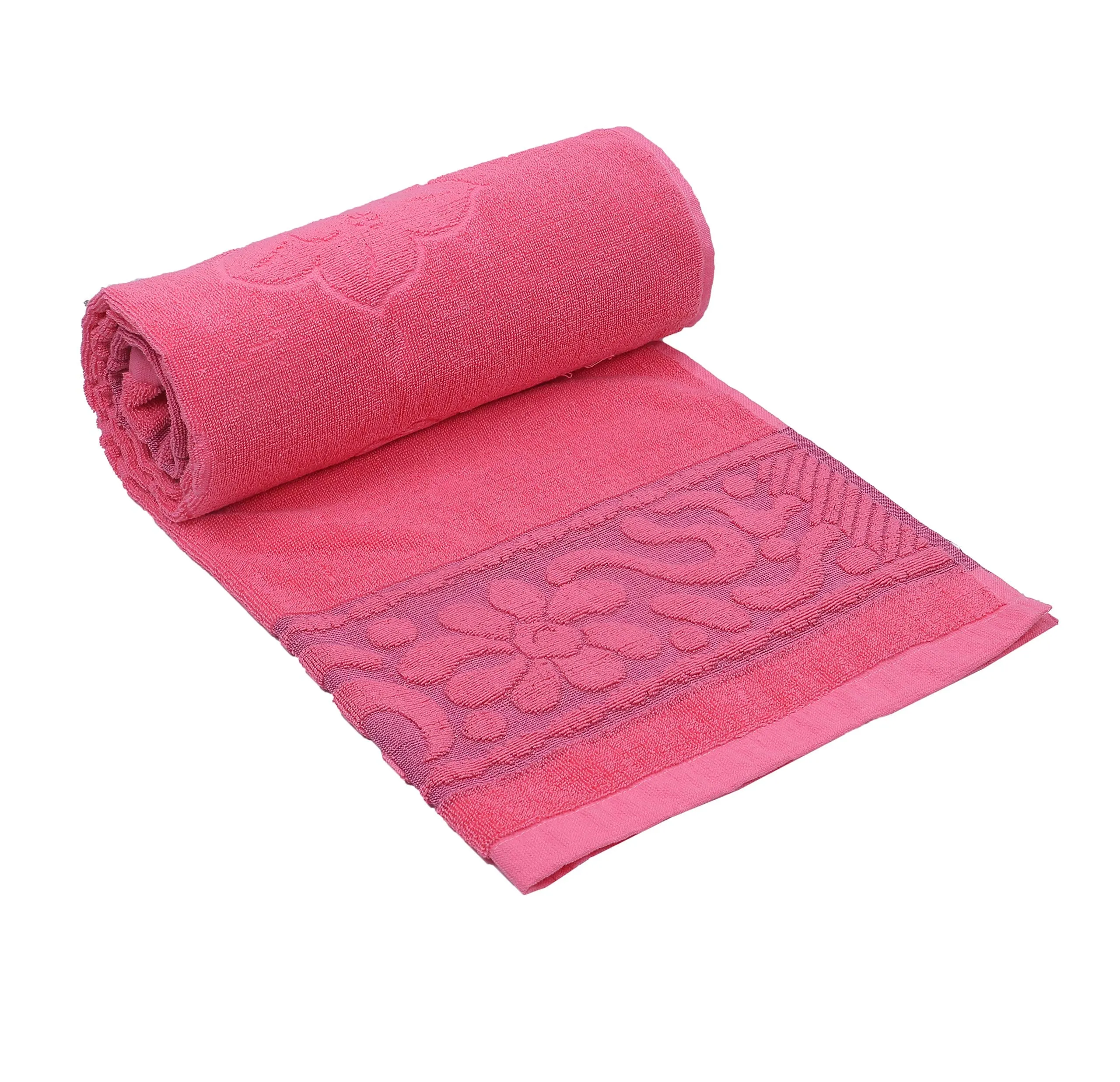 Kuber Industries Cotton Bath Towel (30"x60", Pink, Full Size, 2 Pieces)-CTKTC29900