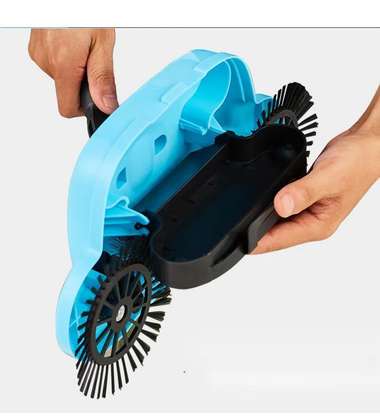 Lazy hand push vacuum cleaner sweeper