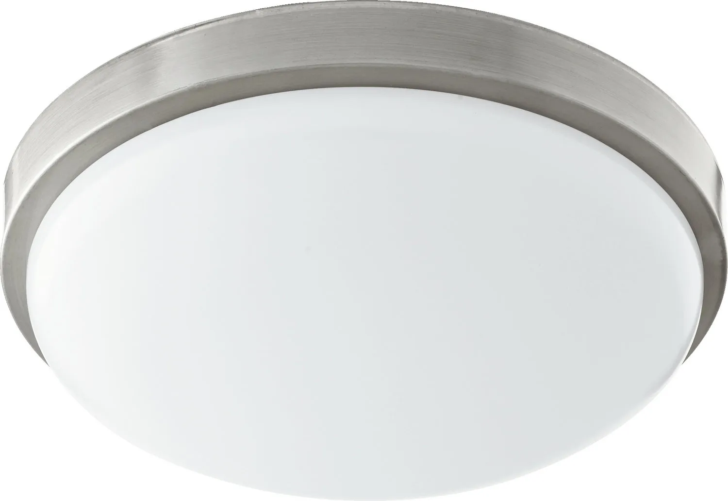 LED Ceiling Mount from the 902 Round Ceiling Mounts Collection in Satin Nickel Finish by Quorum