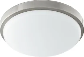 LED Ceiling Mount from the 902 Round Ceiling Mounts Collection in Satin Nickel Finish by Quorum