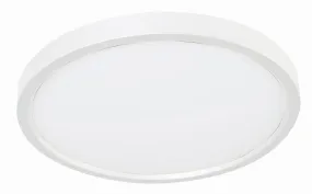 LED Flush Mount from the Edge Round Collection in White Finish by AFX Lighting