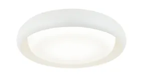 LED Flush Mount from the Milia Collection in Matte White Finish by Matteo Lighting