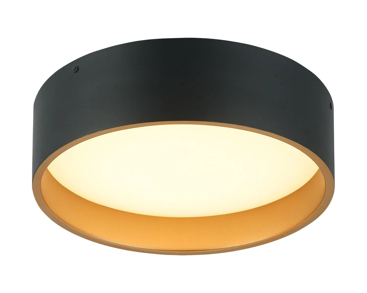 LED Flush Mount from the Novalee Collection in Matte Black Finish by Matteo Lighting