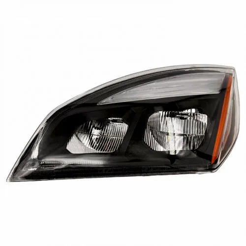 LED Headlight for 2018  Freightliner Cascadia - Black - Left