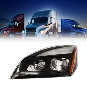 LED Headlight for 2018  Freightliner Cascadia - Black - Left