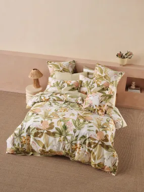 LINEN HOUSE CALISTA GUAVA QUILT COVER SET