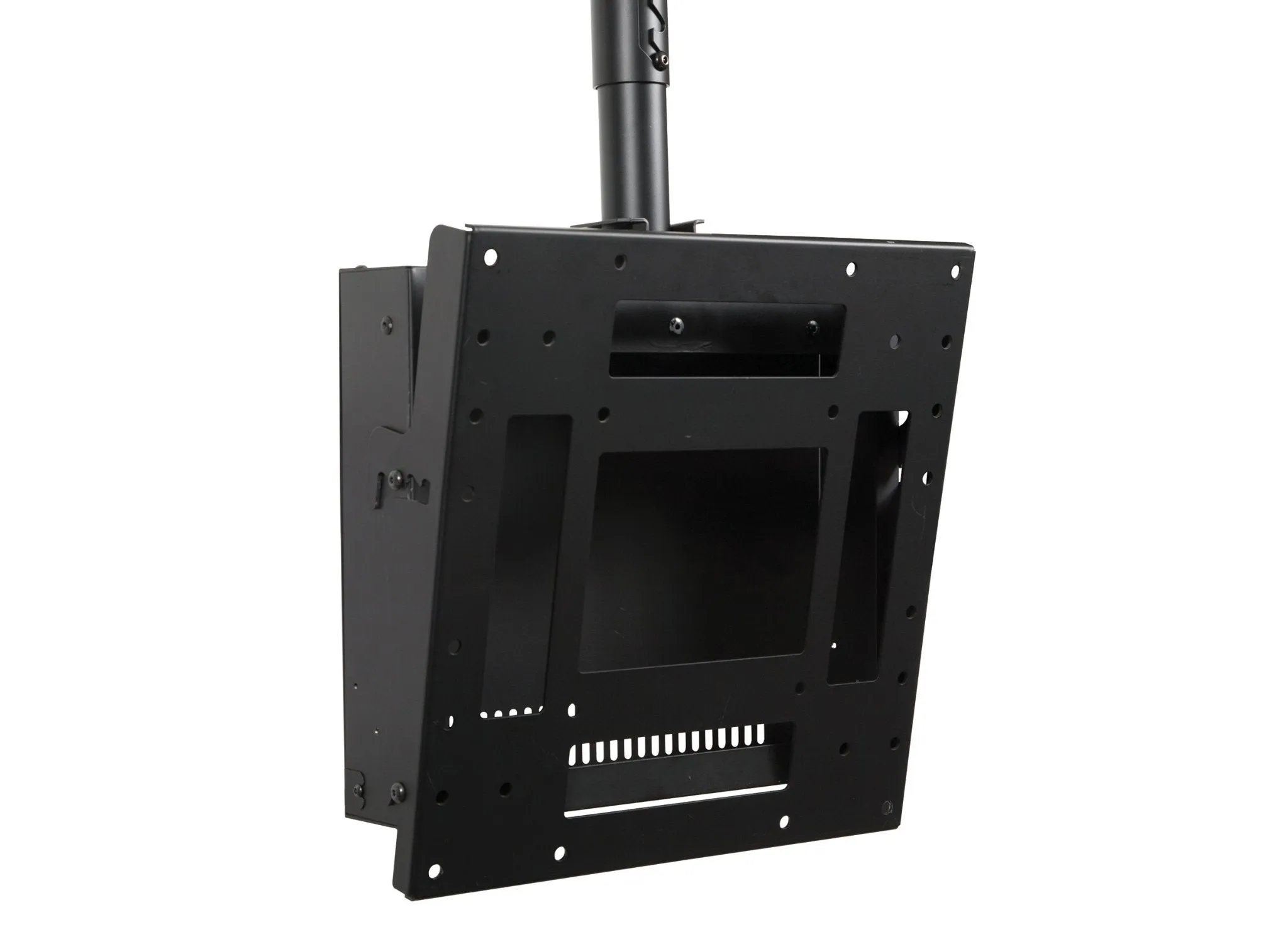 <html>SmartMount<sup>®</sup> Flat/Tilt Universal Ceiling Mount with Media Player Device Storage for 40" to 95" Displays</html>