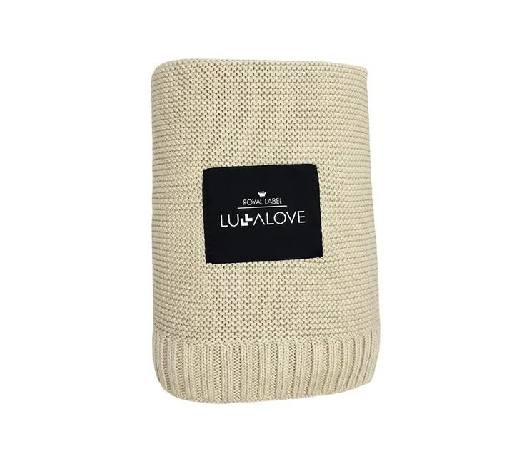 Lullalove Bamboo Baby Blanket - Classic Knit