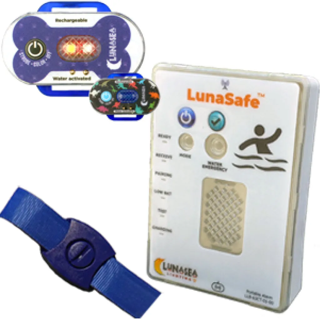 Lunasea Water Activated Strobe/Alarm - Blue