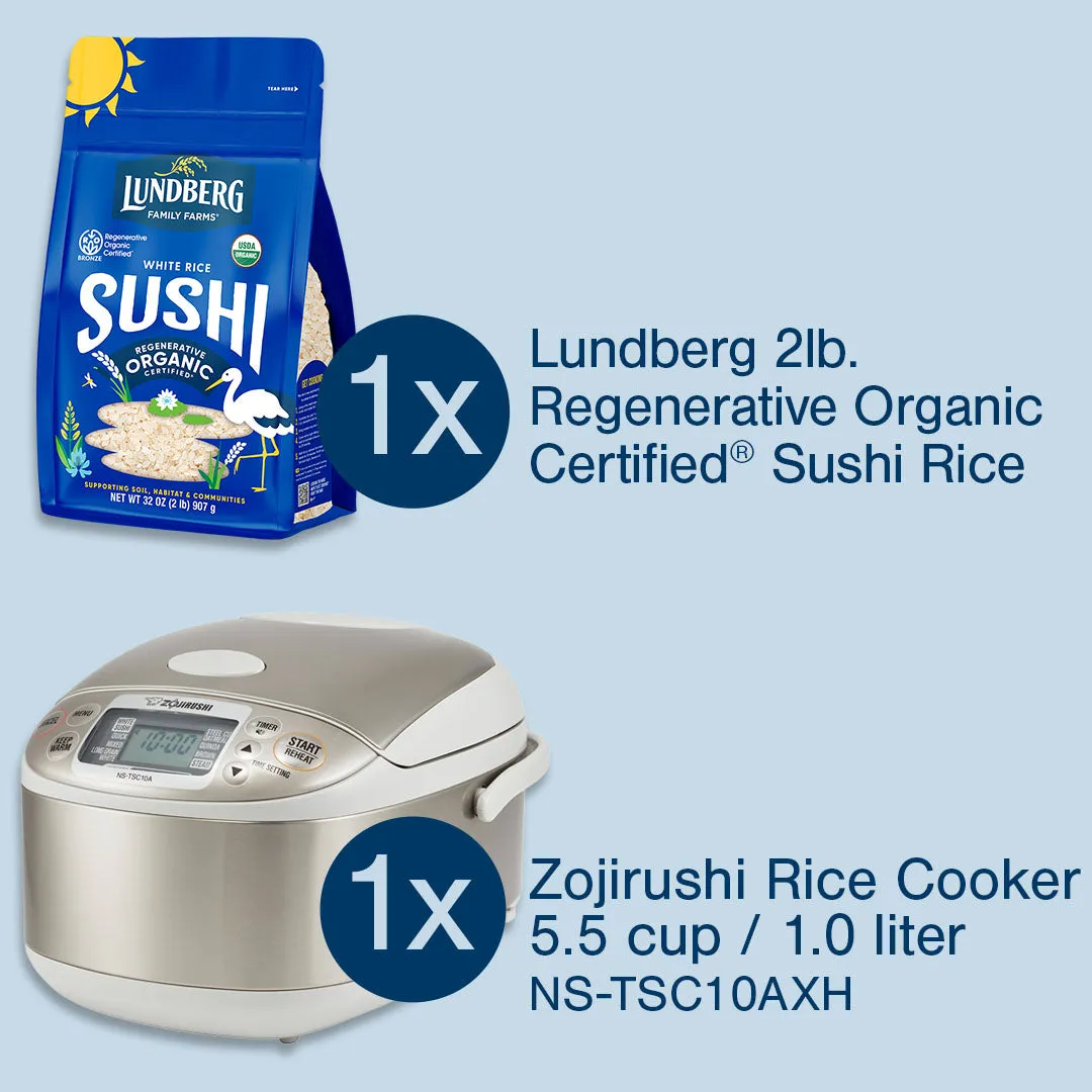 Lundberg x Zojirushi, Sushi Rice