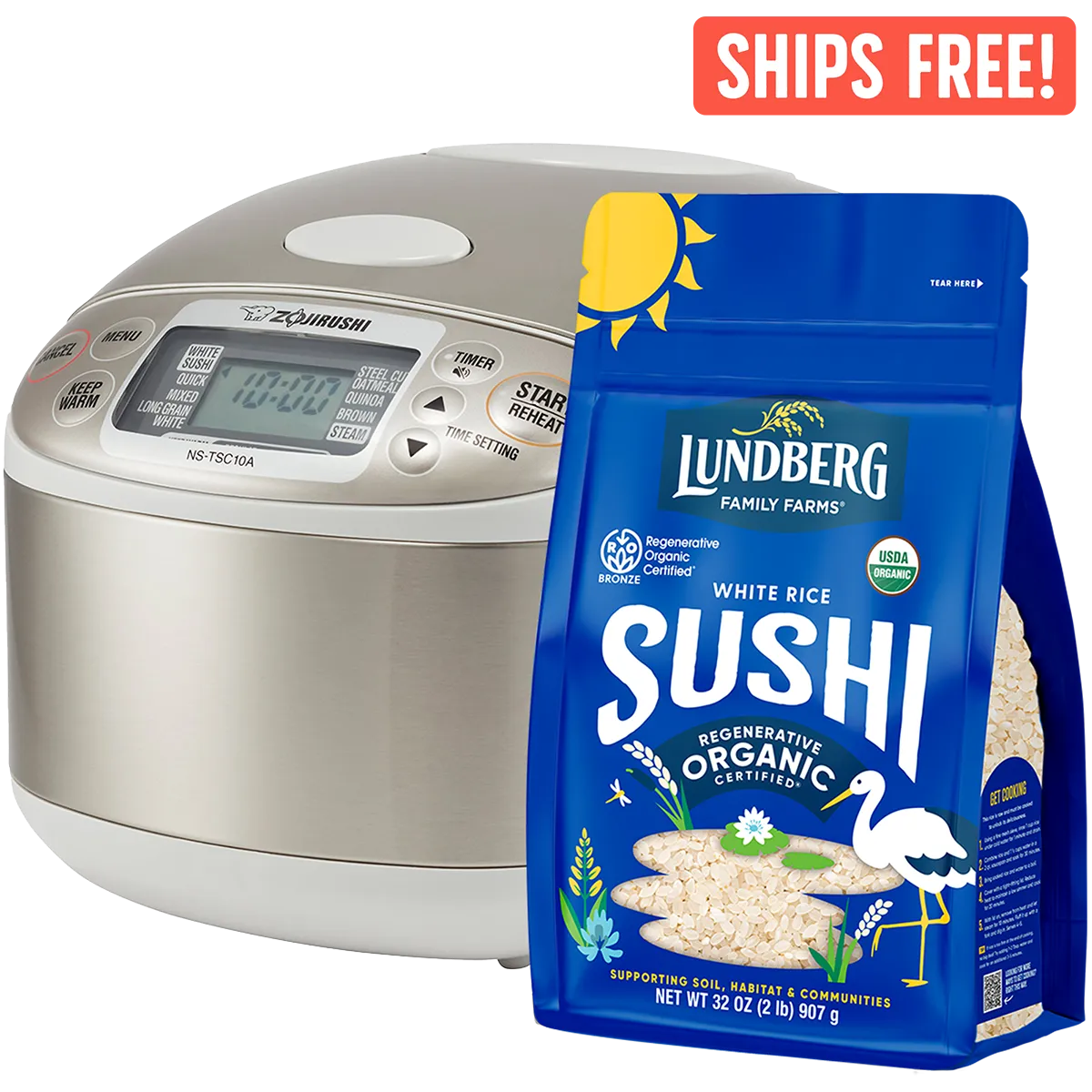 Lundberg x Zojirushi, Sushi Rice