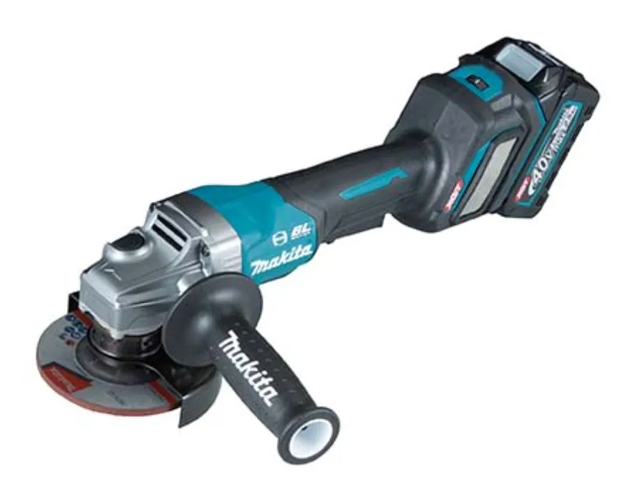 Makita GA029GM201(RM2J) Cordless Brushless Angle Grinder with Fast Charger (DC40RA), 4.0Ah Battery (BL4040) With Paddle Dead Man Switch | Model: M-GA029GM201 (OBSOLETED)