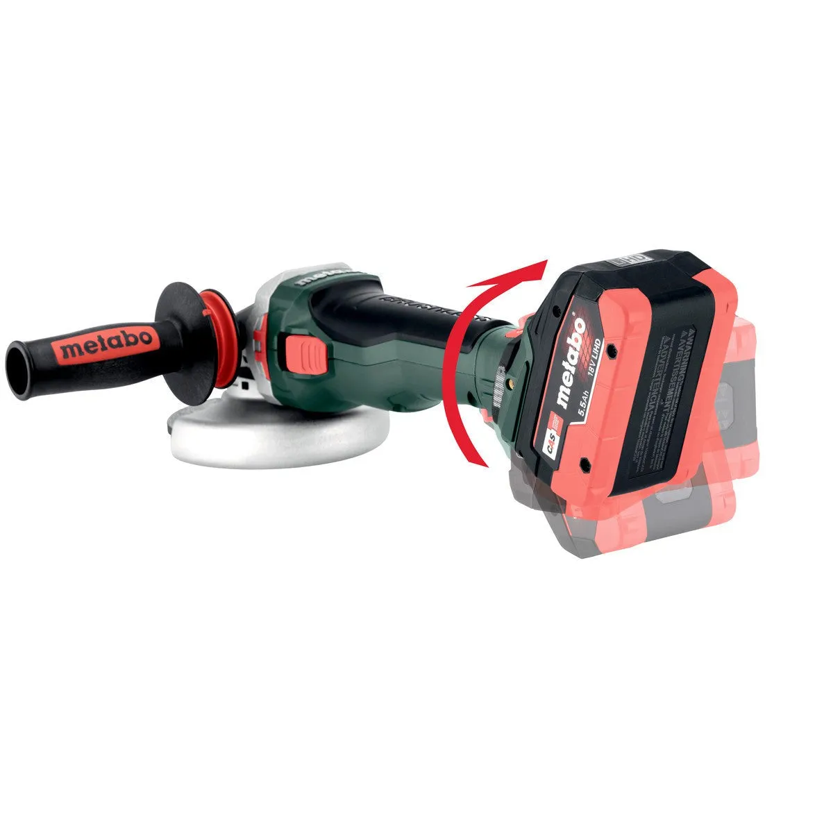 Metabo WPB 18 LTX BL 15-150 Quick DS 6' Cordless Angle Grinder - 601733830