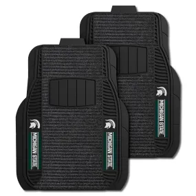 Michigan State Spartans 2 Piece Deluxe Car Mat Set