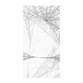 Minimalist Spiderweb Bath Towel