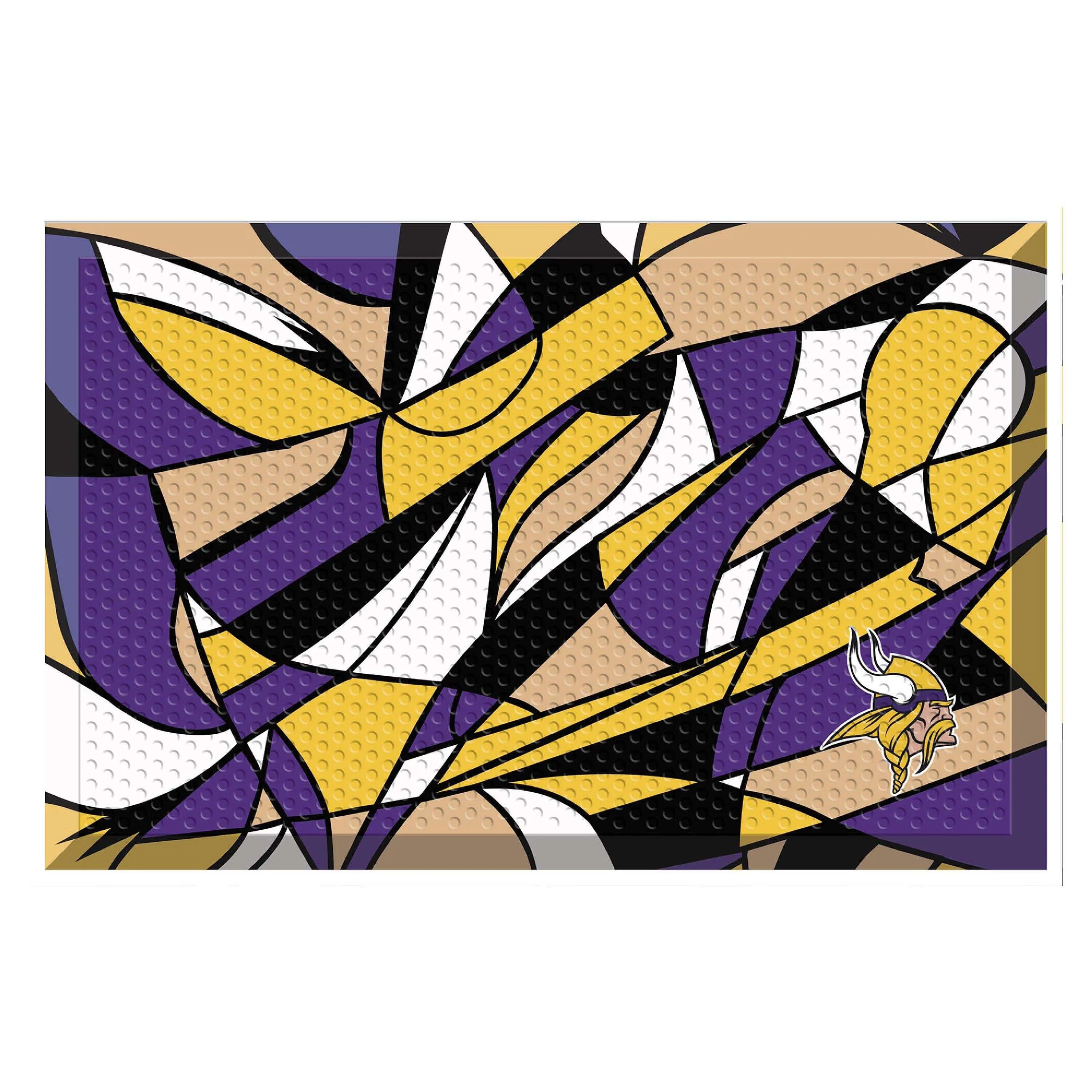 Minnesota Vikings Rubber Scraper Door Mat XFIT Design