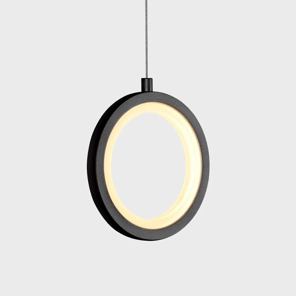 Modern LED Pendant Light Fixture, Dimmable, 3000K (Warm White) (P3382-1B)