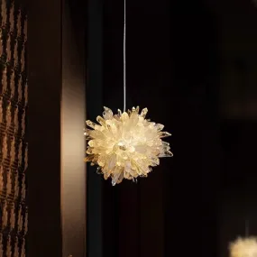 Natural Crystal Cluster Ambient Pendant Light