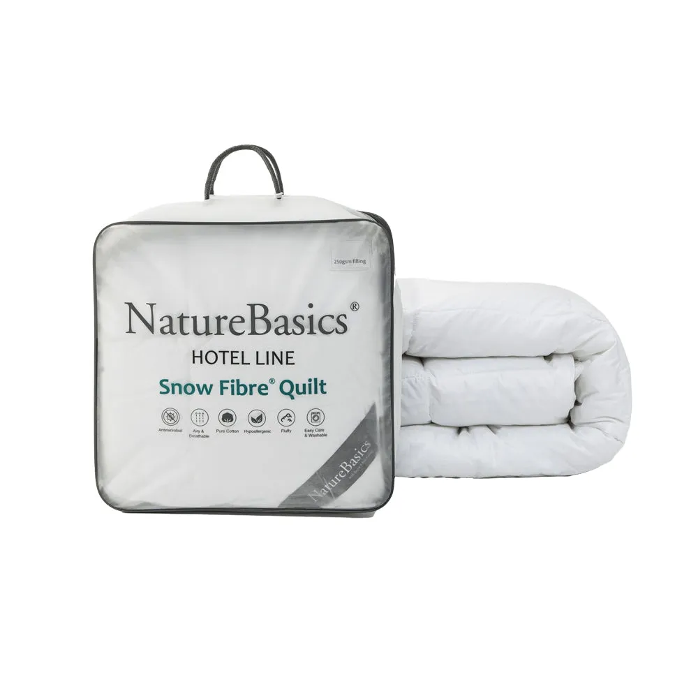 Nature Basics Hotel Line Snow Fibre Quilt