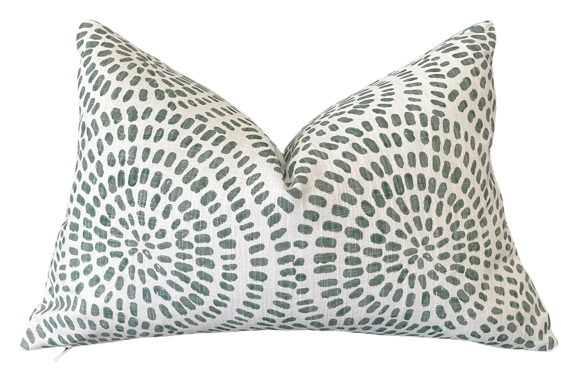 Nehimba Safari Collection: Sage Green & White Decorative Pillow Covers