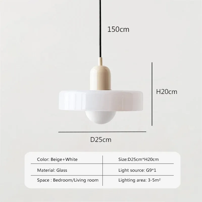 Nordic Glass Pendant Light Single Head Lamp