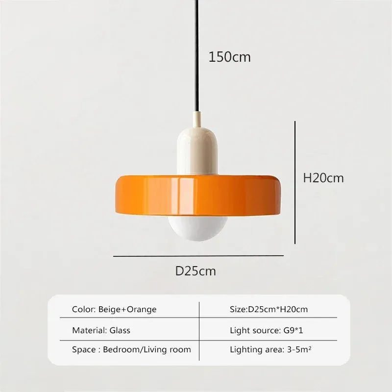 Nordic Glass Pendant Light Single Head Lamp