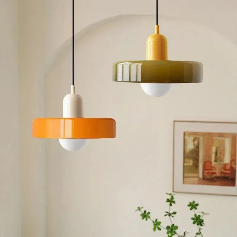 Nordic Glass Pendant Light Single Head Lamp