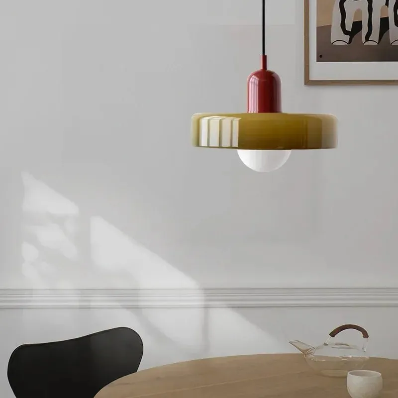 Nordic Glass Pendant Light Single Head Lamp