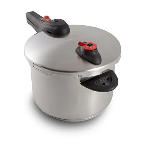 NuWave Stainless Steel Pressure Cooker, 6.5-Quart