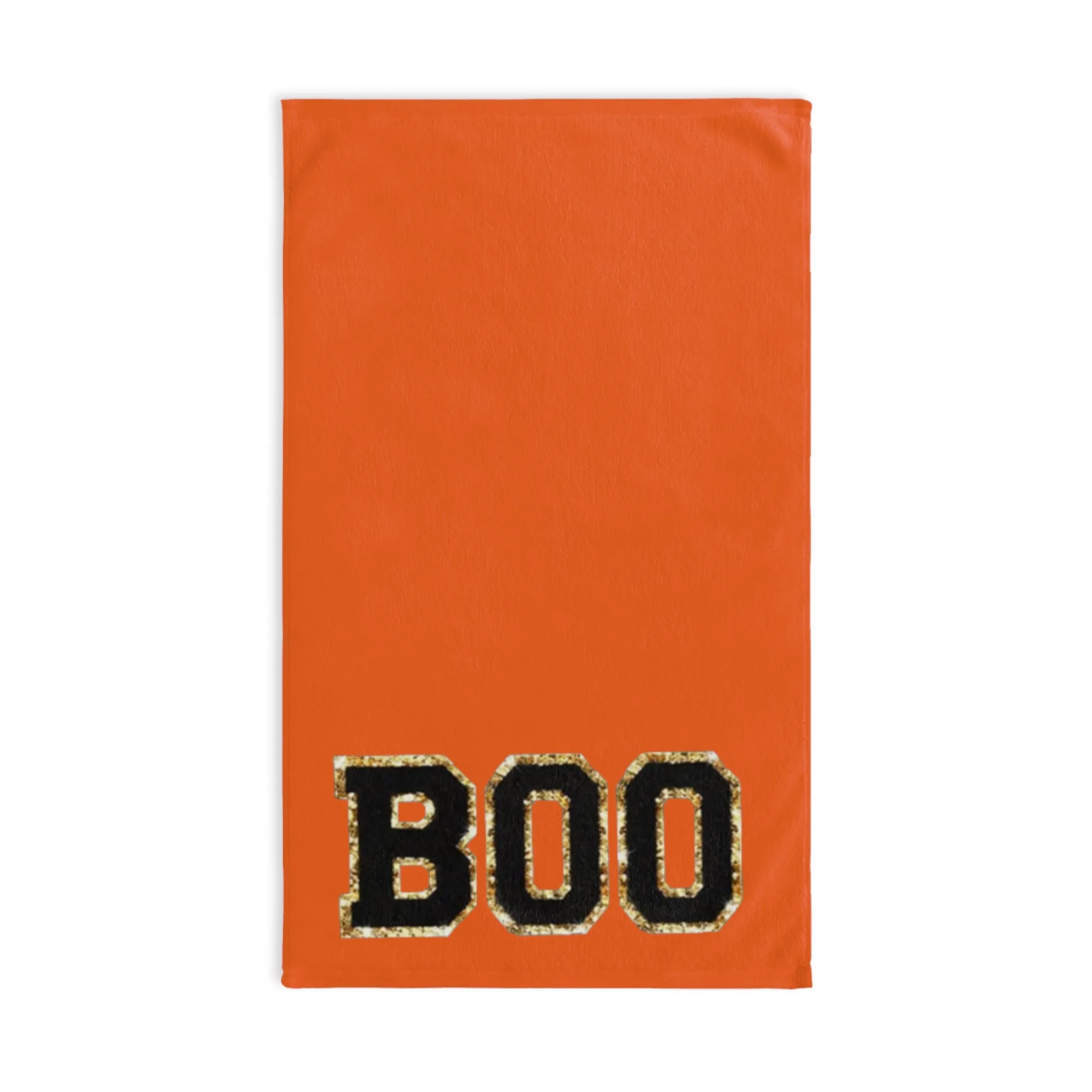 Orange Boo Hand Towel