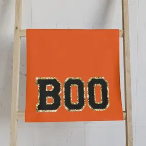 Orange Boo Hand Towel