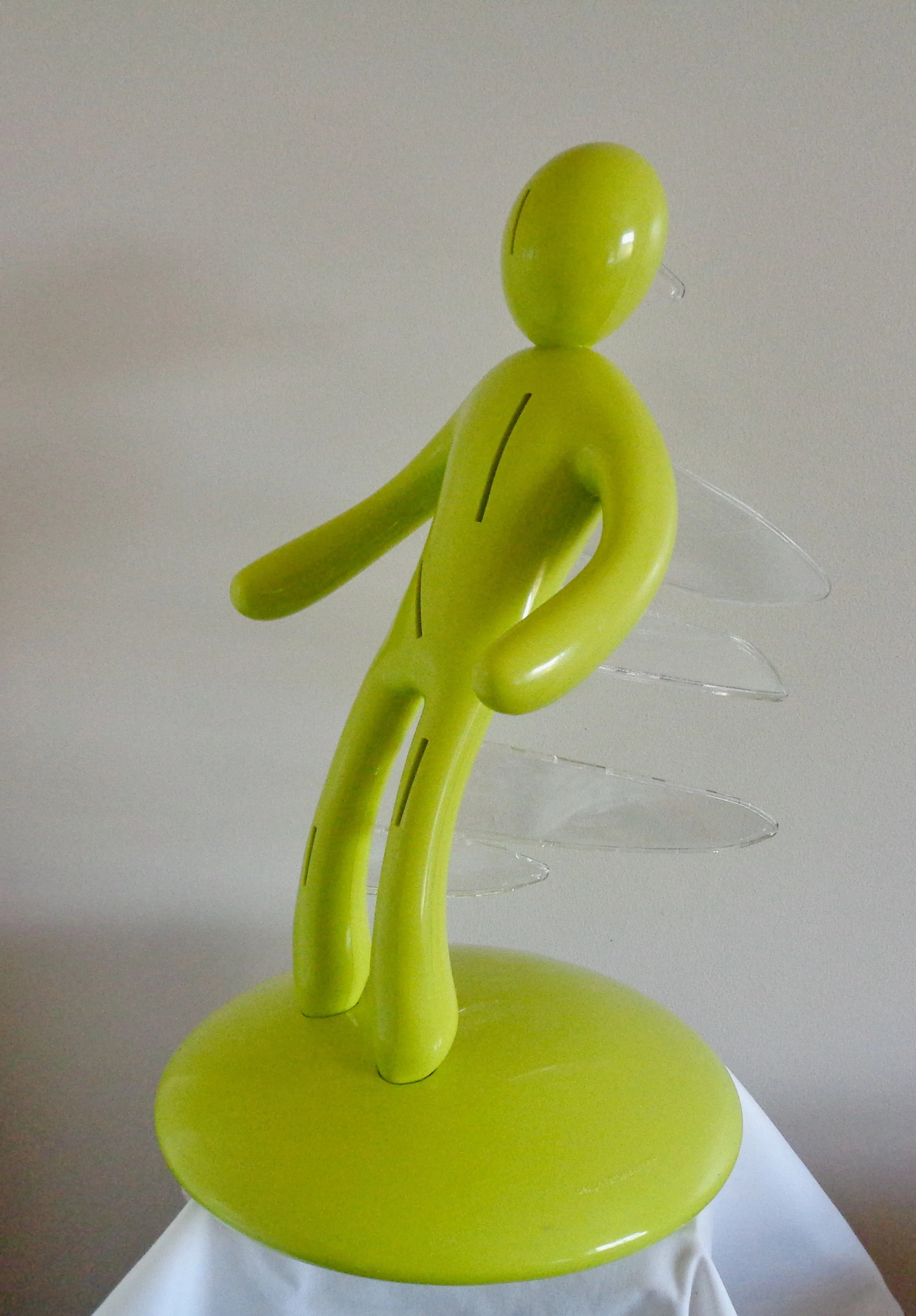 Original Voodoo TheEx Knife Block Designed By Raffaele Iannello, Italy, In Lime Green