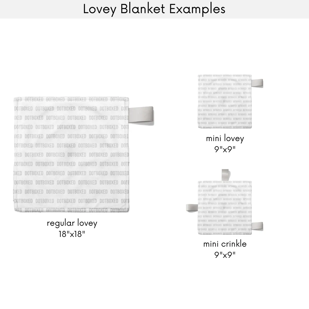 Personalized Name Lovey Blanket -  BALLET SLIPPERS