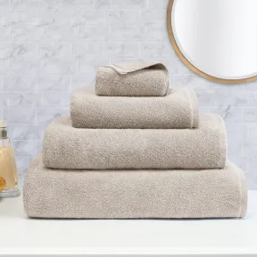 Plush Light Beige Bath Towel