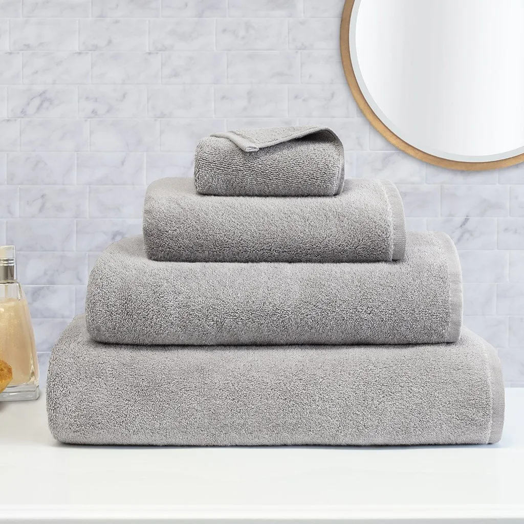 Plush Mist Grey Towel Spa Bundle (2 Wash   2 Hand   4 Bath Towels)