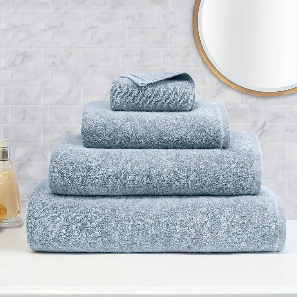 Plush Vista Blue Washcloth