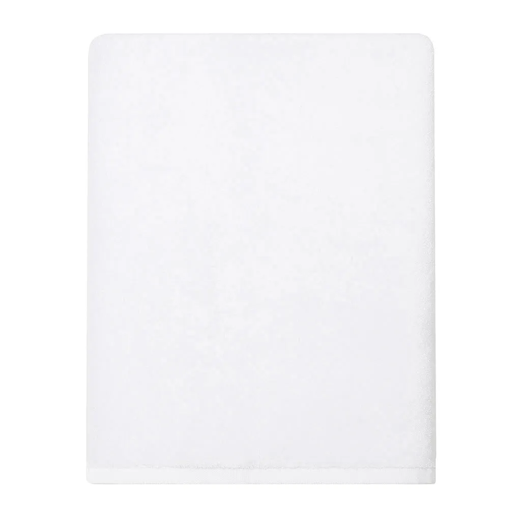 Plush White Bath Sheet