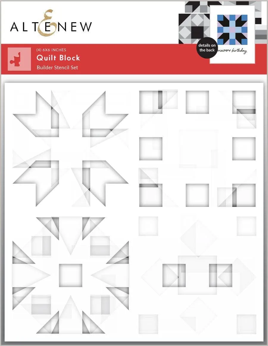 Quilt Block Builder Stencil Set (4 in 1)