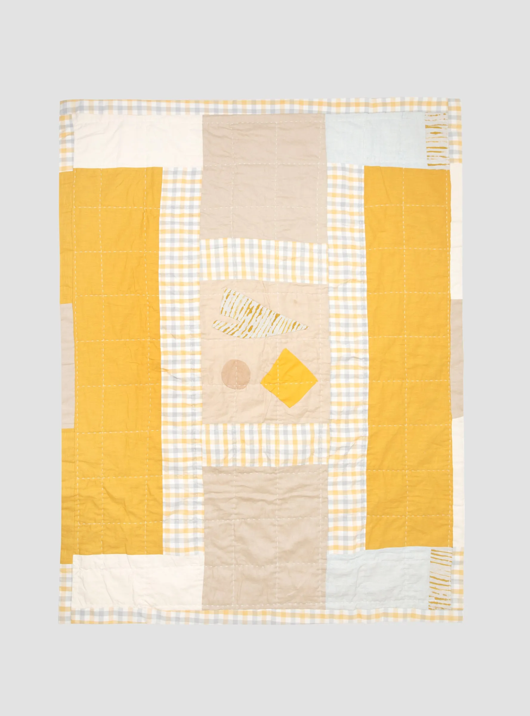 Raptors Quilt Yellow