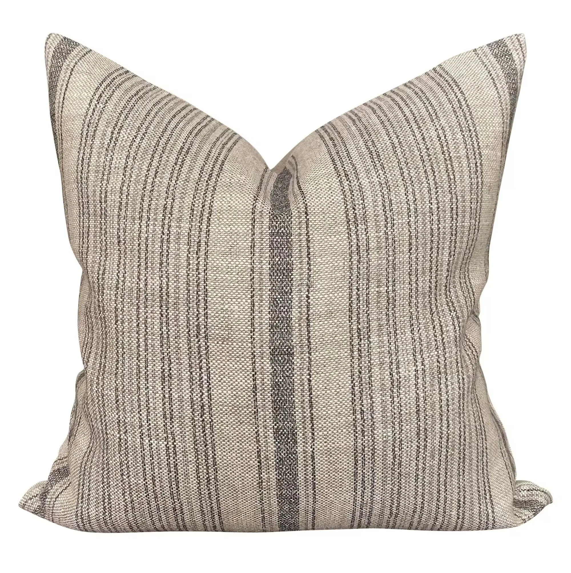 READY TO SHIP Designer Clay McLaurin Dash Pillow Cover in Jet