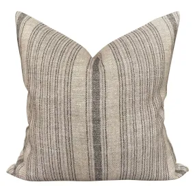 READY TO SHIP Designer Clay McLaurin Dash Pillow Cover in Jet