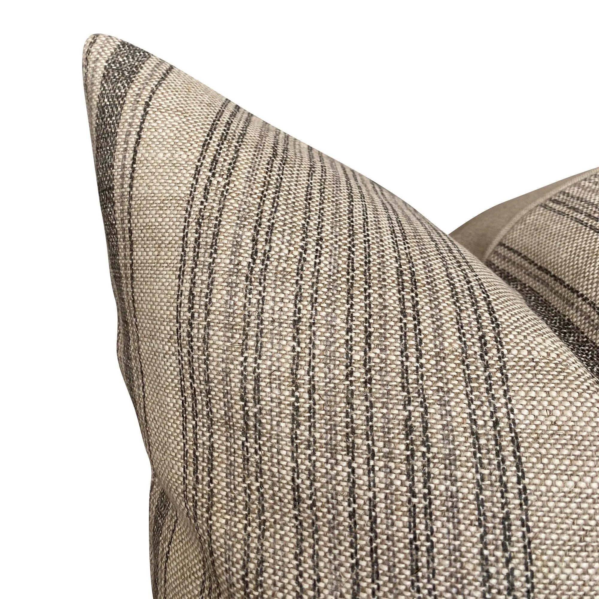 READY TO SHIP Designer Clay McLaurin Dash Pillow Cover in Jet