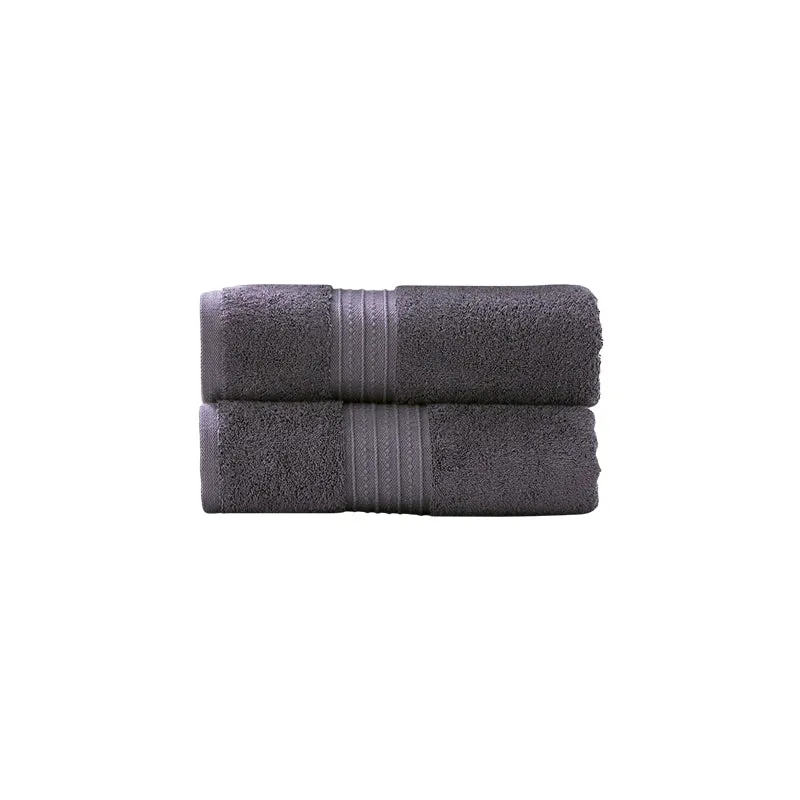 Renee Taylor Brentwood 2 Piece Carbon Bath Sheet Pack