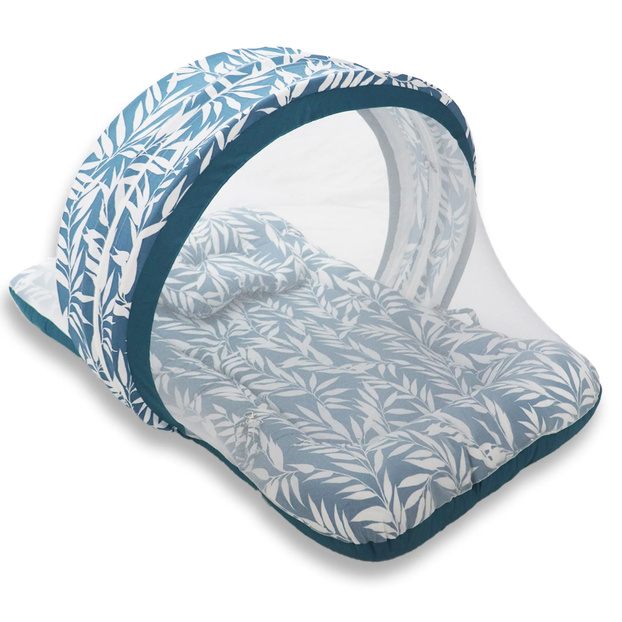 Rising Leaves - Kradyl Kroft Bassinet Style Mosquito Net Bedding for Infants