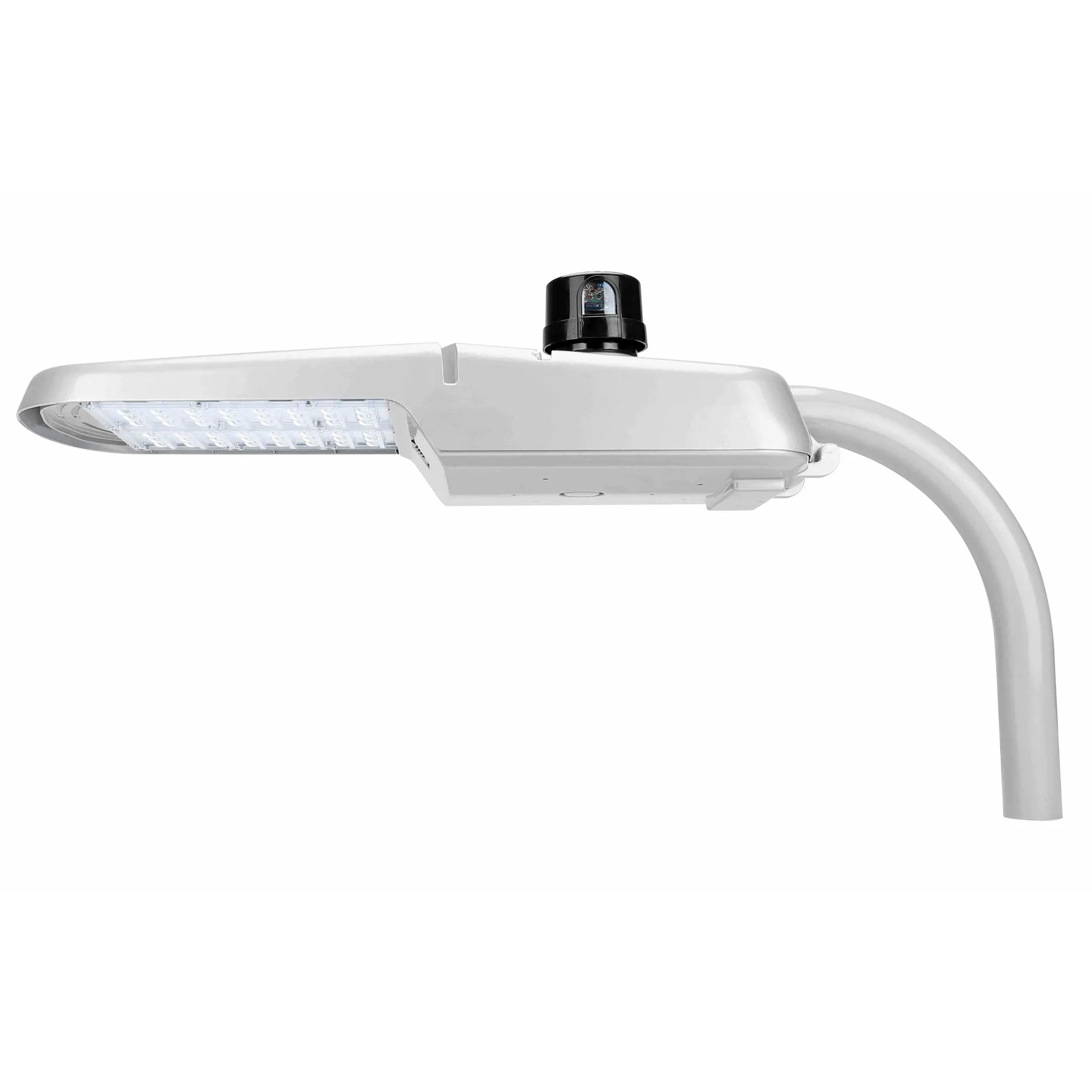 Roadway Luminaire 150 Watt Type III Photometry Silver Gray LED Light