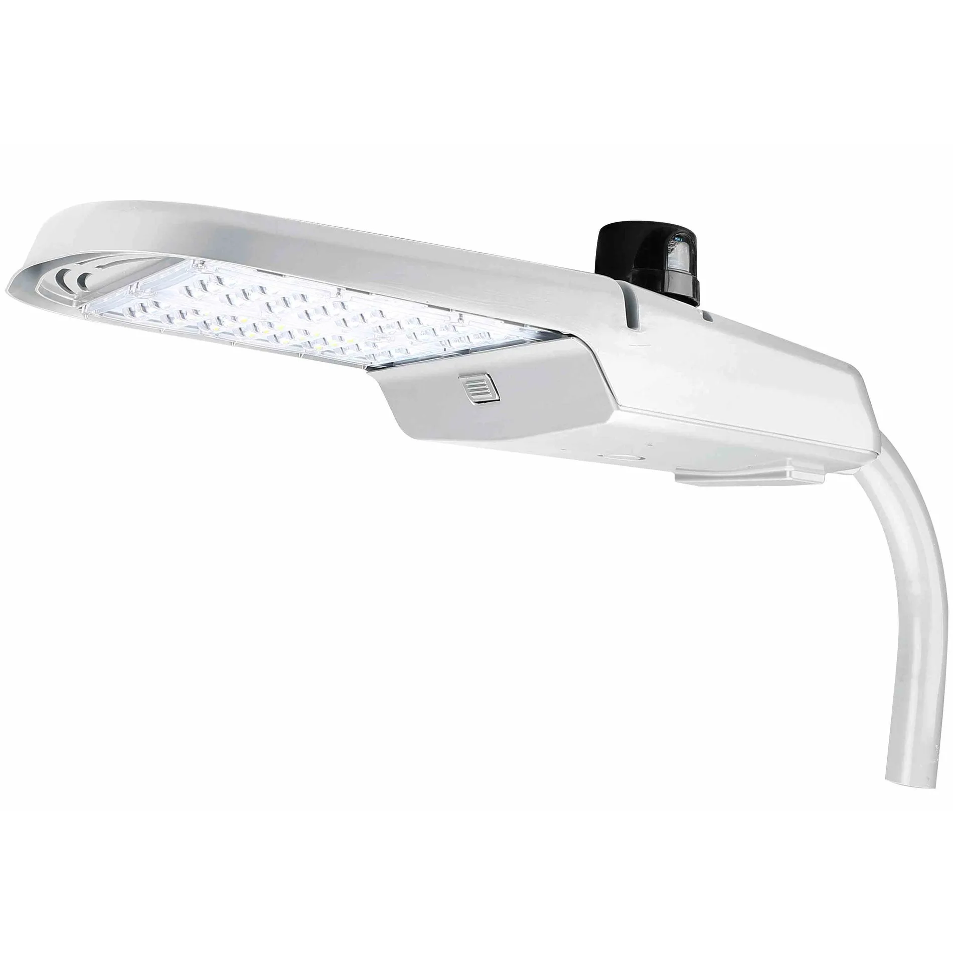 Roadway Luminaire 150 Watt Type III Photometry Silver Gray LED Light