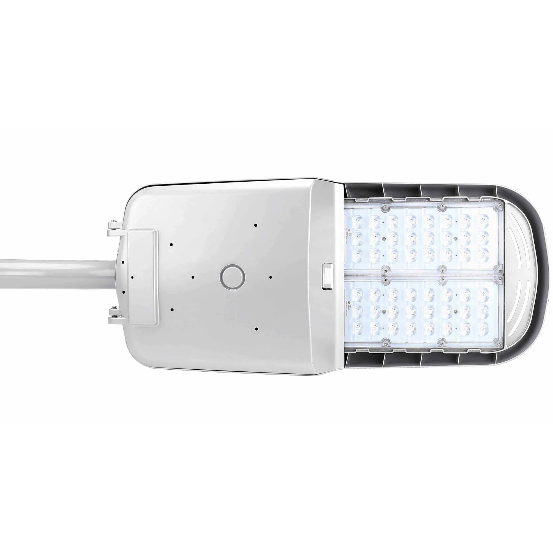 Roadway Luminaire 150 Watt Type III Photometry Silver Gray LED Light