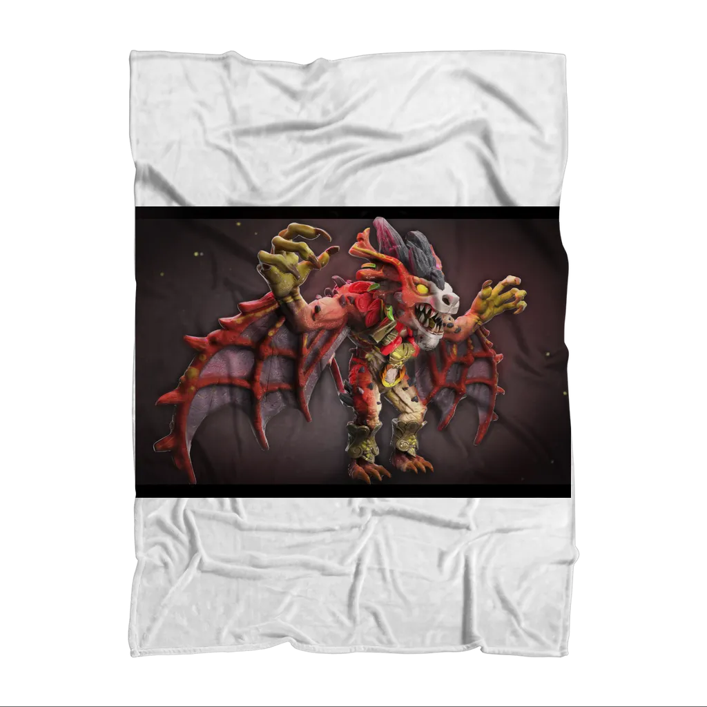 Rock Creature Sublimation Throw Blanket