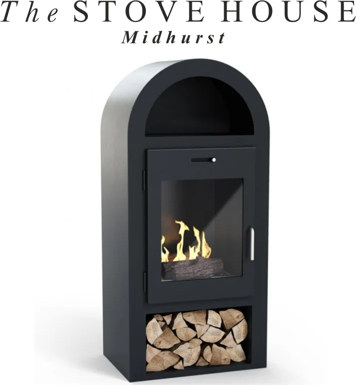 Salcombe Bioethanol Stove with Warming Shelf / No Flue Required