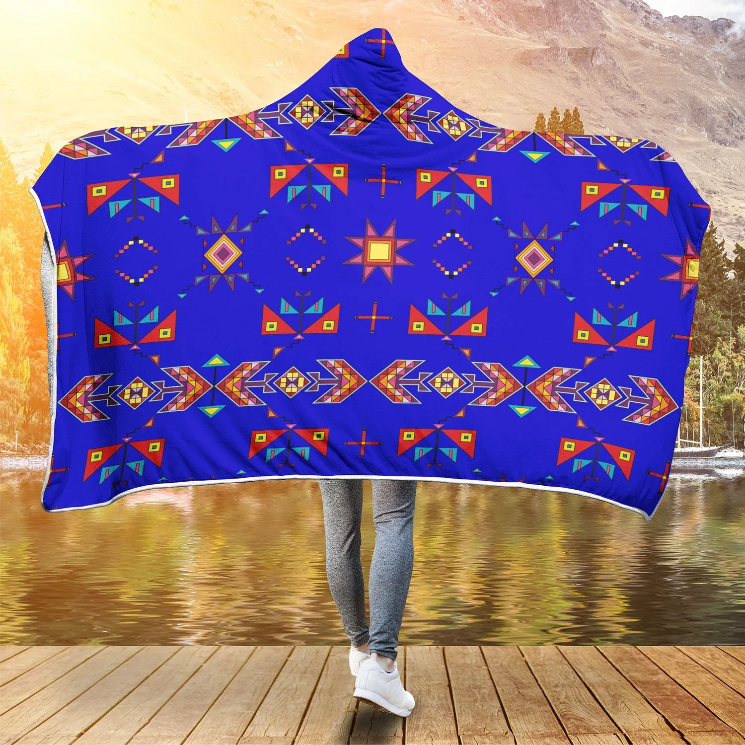 Scattered Generations Royal Hooded Blanket